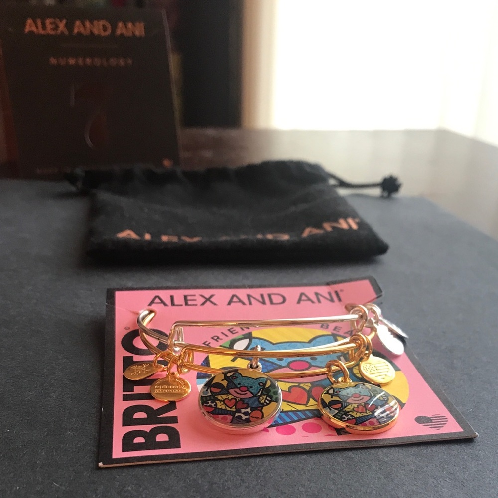 Alex & Ani Friendship Bear bracelet x2